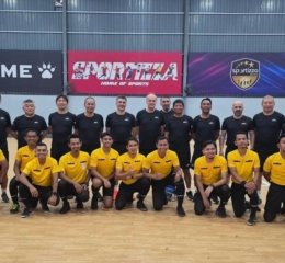 PFF Technical Development Specialist and FIFA Futsal Elite Referee and Rey Ritaga is the first Filipino referee to ever officiate in a FIFA Futsal World Cup event, seen here in 2016 in Colombia.