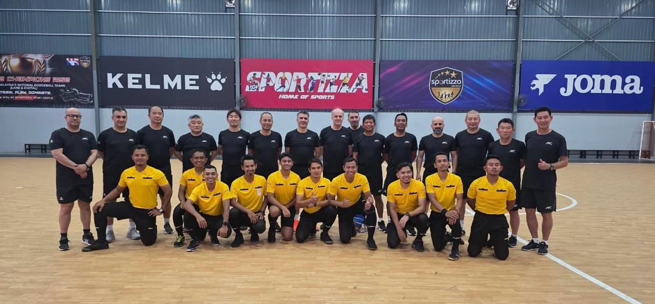 PFF Technical Development Specialist and FIFA Futsal Elite Referee and Rey Ritaga is the first Filipino referee to ever officiate in a FIFA Futsal World Cup event, seen here in 2016 in Colombia.